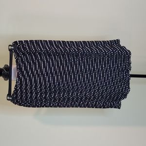 English Laundry Pleated Polka-dot Skirt